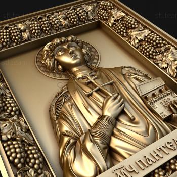 3D модель Святой Великомученик и Целитель Пантелеймон (STL)